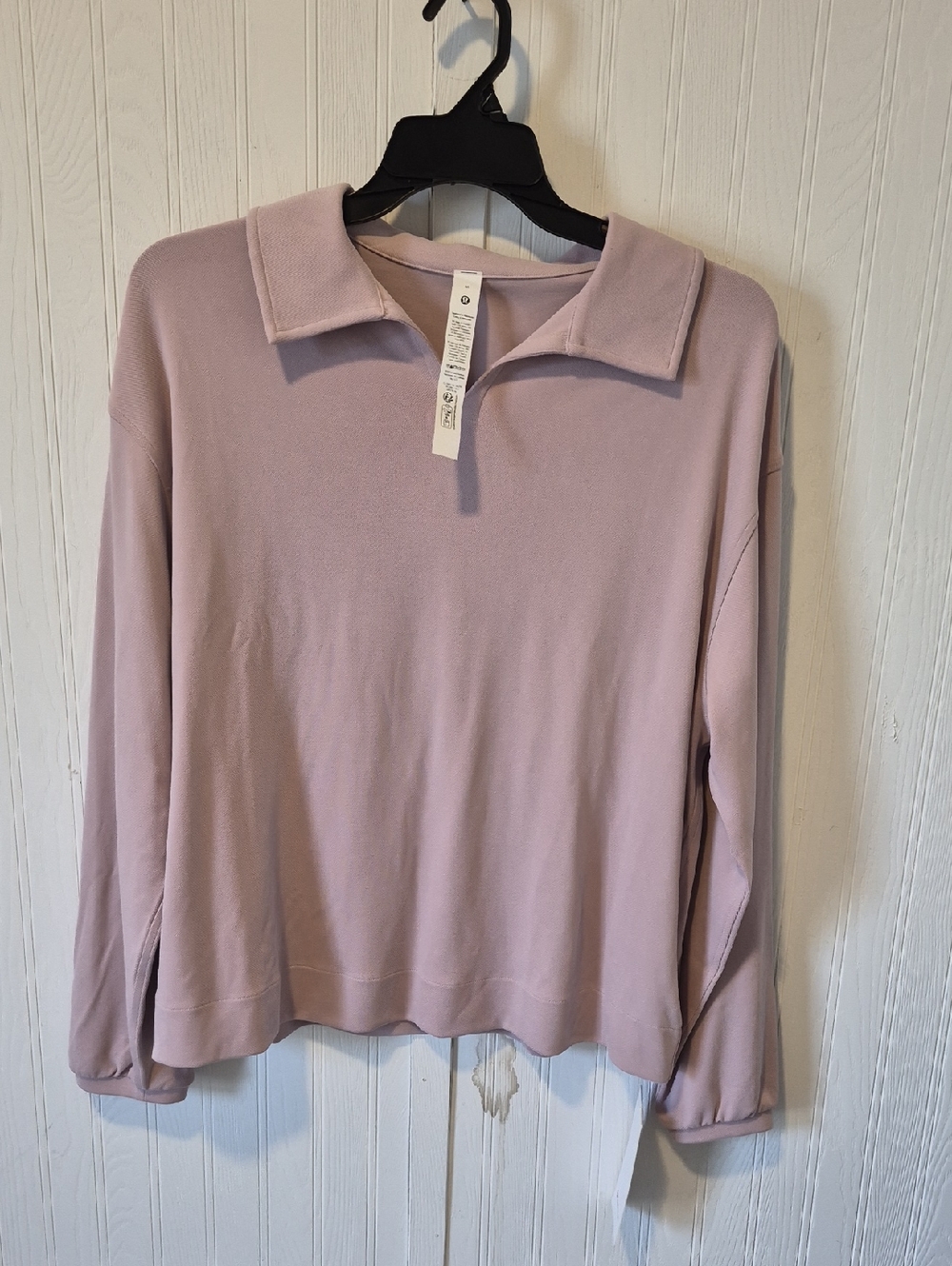 lululemon Softstreme Pique Oversized LS Polo- Mink